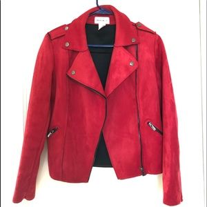 Red Polyester Jacket